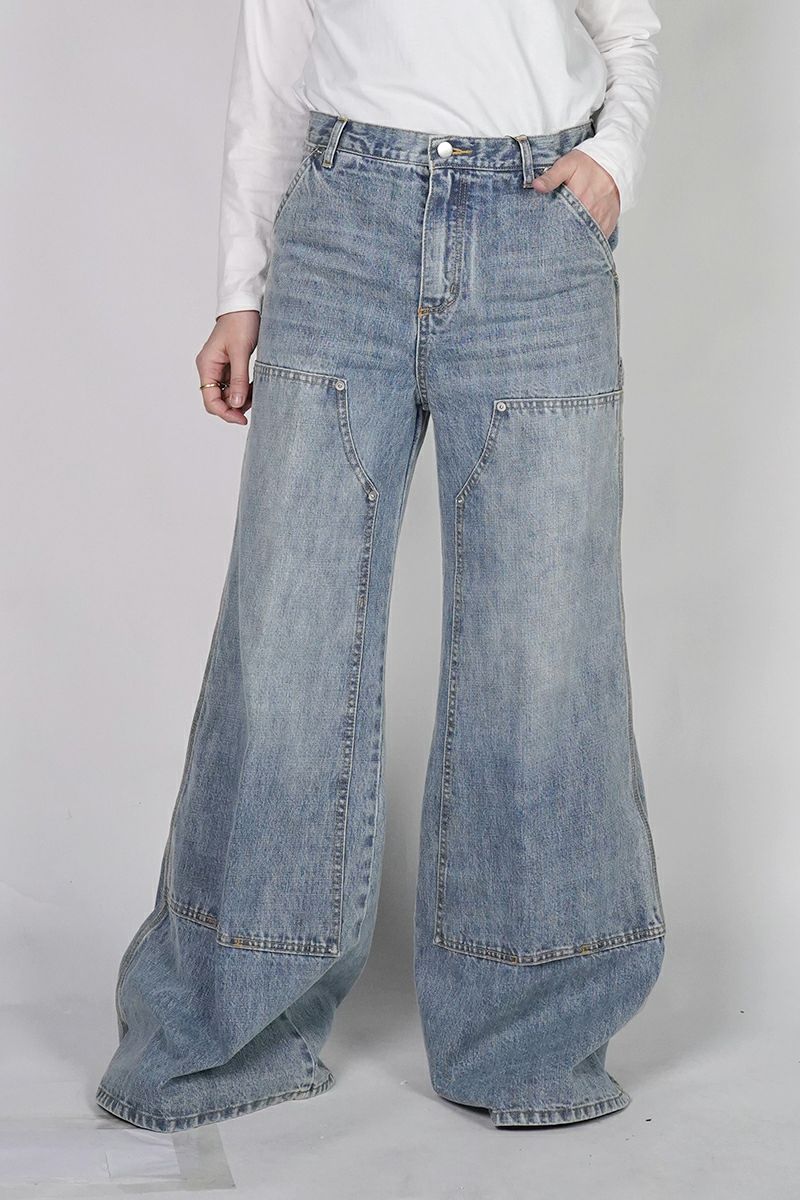 KEISUKEYOSHIDA(ケイスケヨシダ) Double Knee Jeans ダブルニージーンズ KYB53FF061