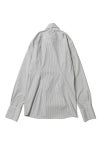 KEISUKEYOSHIDA(ケイスケヨシダ) Long Collar Shirt [BLACK STRIPE] ロングカラーシャツ KYB53FJ067