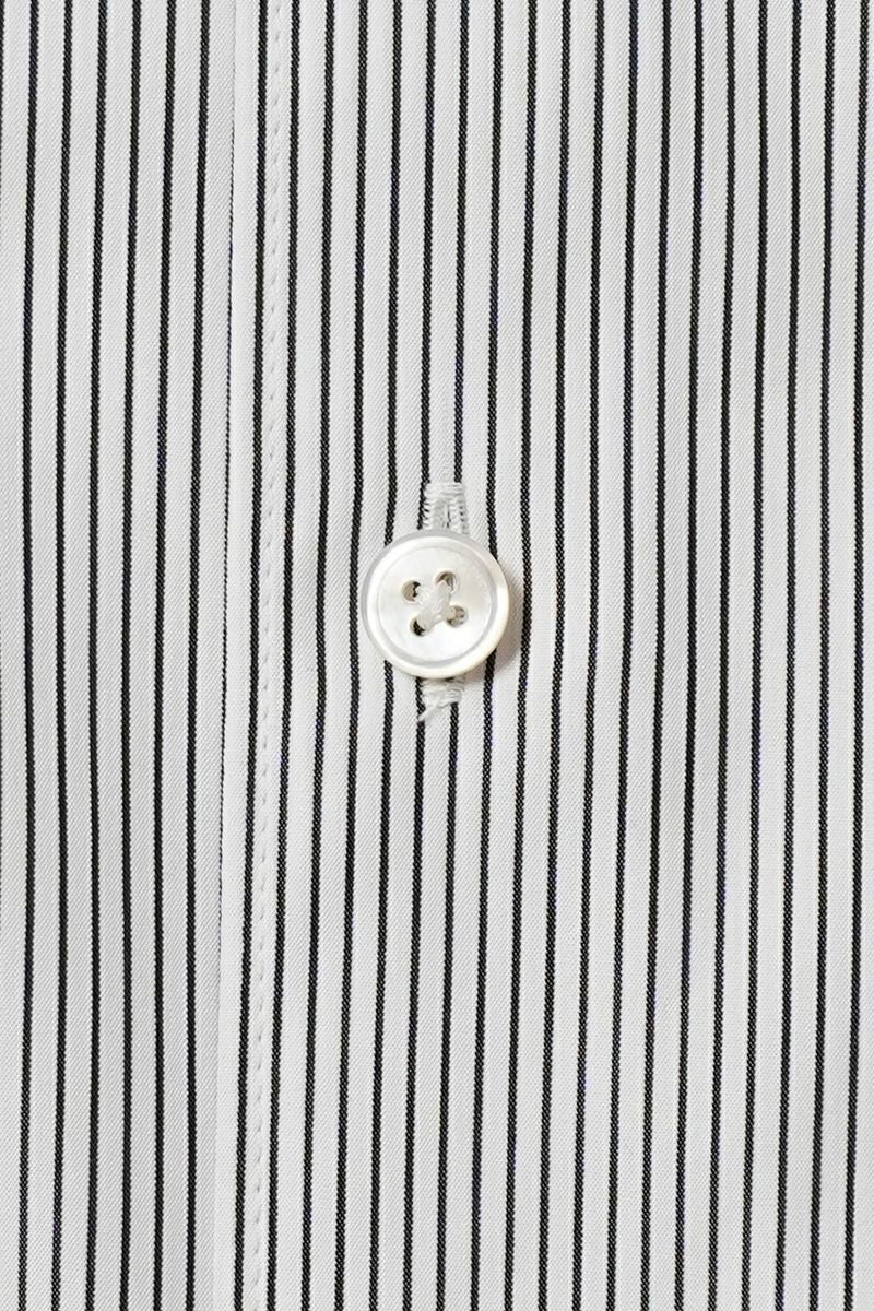 KEISUKEYOSHIDA(ケイスケヨシダ) Long Collar Shirt [BLACK STRIPE] ロングカラーシャツ KYB53FJ067