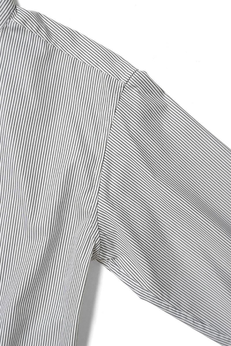 KEISUKEYOSHIDA(ケイスケヨシダ) Long Collar Shirt [BLACK STRIPE] ロングカラーシャツ KYB53FJ067