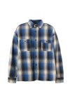 SAINT Mxxxxxx(セントマイケル) SM-HR1-0000-C53 / BerBerJin FLANNEL SHIRT ベルベルジン フランネルシャツ ブルー