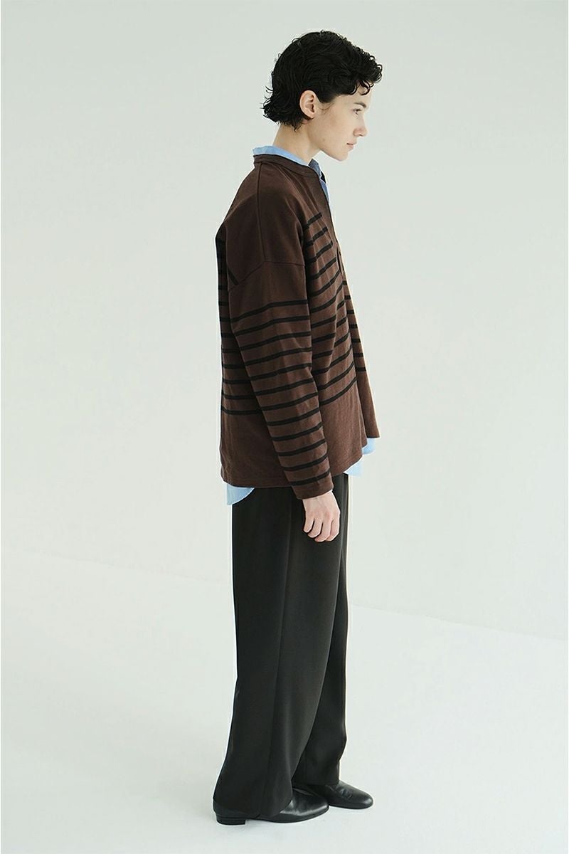 【CLANE(クラネ)】ヘビーリブVネックトップス　 19105-2031 CLANE（クラネ）の「【CLANE(クラネ)】ヘビーリブVネックトップス