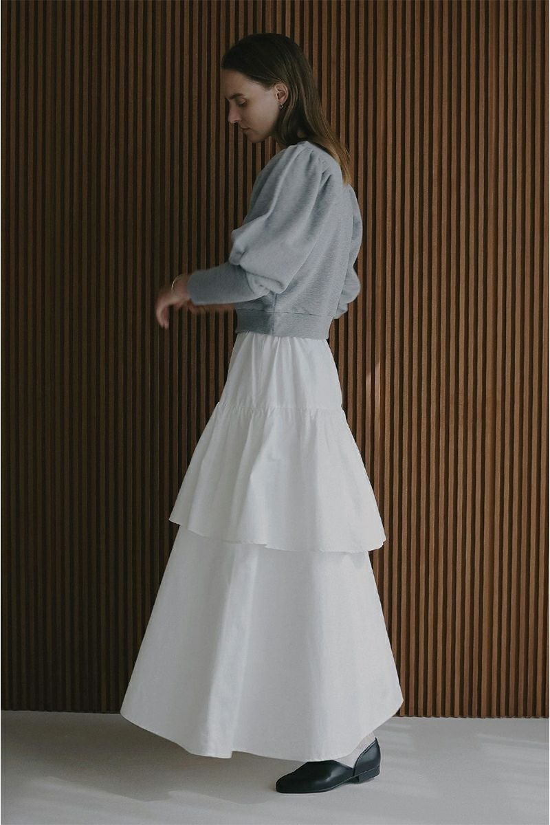 MANOF(マノフ) | MANOF(マノフ)ASYMMETRY TIERED SKIRT アシンメトリー