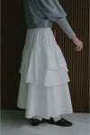 MANOF(マノフ) ASYMMETRY TIERED SKIRT アシンメトリーティアードスカート 89109-6032