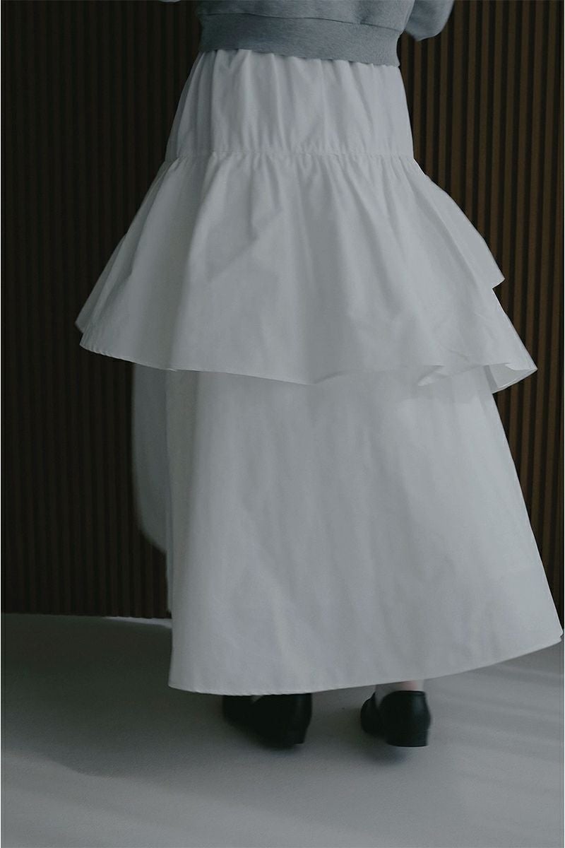 MANOF(マノフ) | MANOF(マノフ)ASYMMETRY TIERED SKIRT アシンメトリー