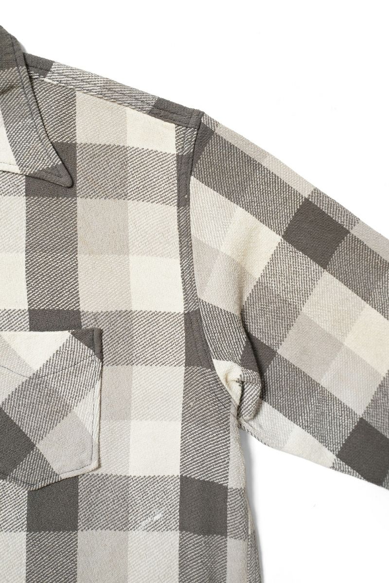 BOWWOW(バウワウ) DAMAGED AND STAINED FLANNEL SHIRT ダメージステインドフランネルシャツ BW252-DSFS