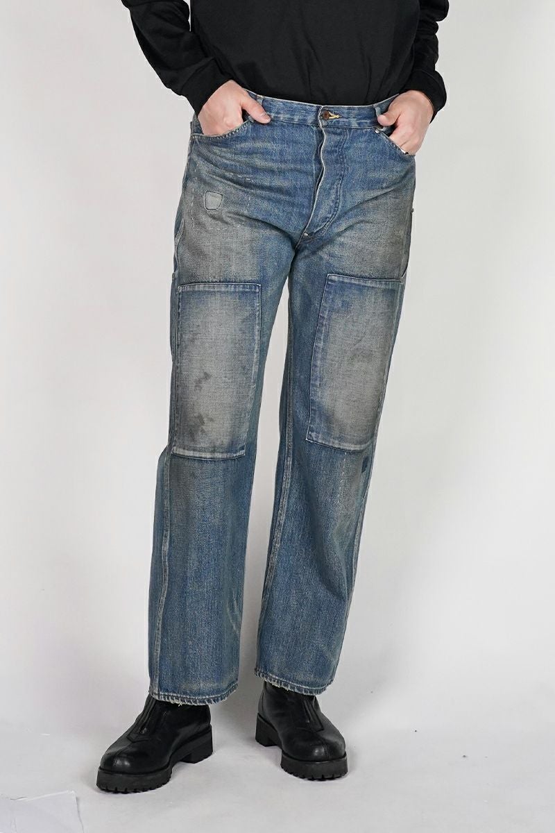 BOWWOW(バウワウ) MINER'S REPAIRED DENIM WORK PANTS マイナーズリペア―ドデニムワークパンツ BW252-MRDWP