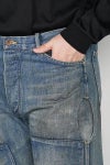 BOWWOW(バウワウ) MINER'S REPAIRED DENIM WORK PANTS マイナーズリペア―ドデニムワークパンツ BW252-MRDWP