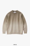 Graphpaper(グラフペーパー) Gradient Dyed Wool Crew Neck Knit グラディエントダイウールクルーネックニット GU253-80492