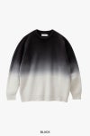 Graphpaper(グラフペーパー) Gradient Dyed Wool Crew Neck Knit グラディエントダイウールクルーネックニット GU253-80492