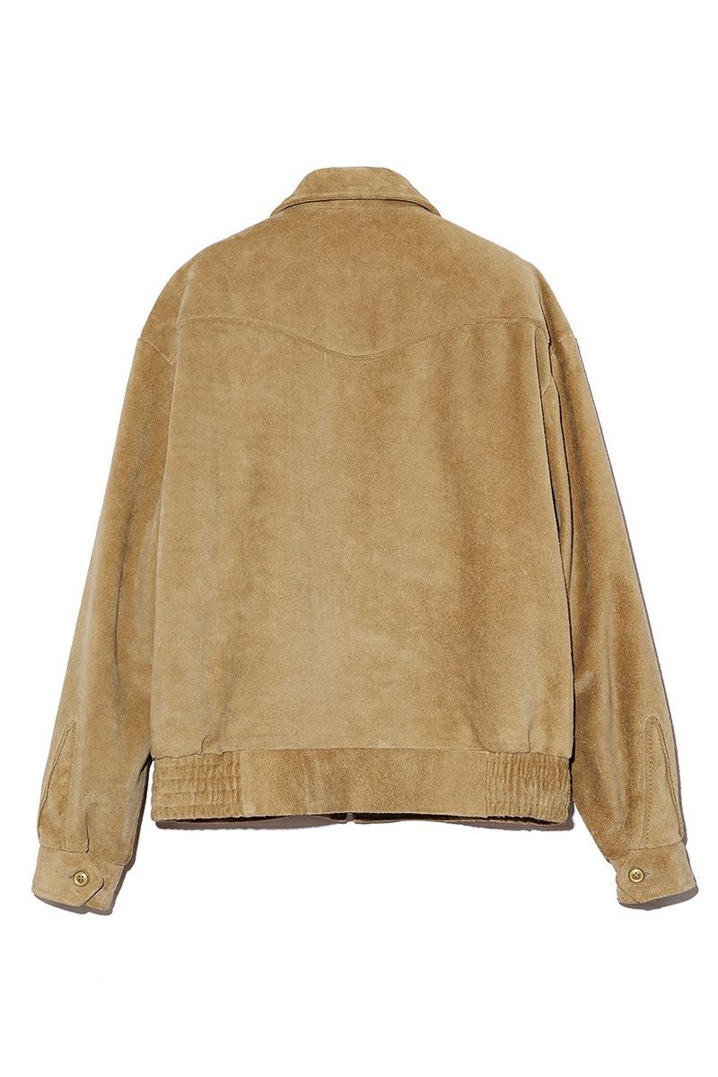 J*2様 UNUSED スエード ジャケット アンユーズド UNUSED”18SS ノーカラースエードジャケット No Collar