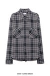 UNUSED(アンユーズド) Rayon check shirt レーヨンチェックシャツ US2524