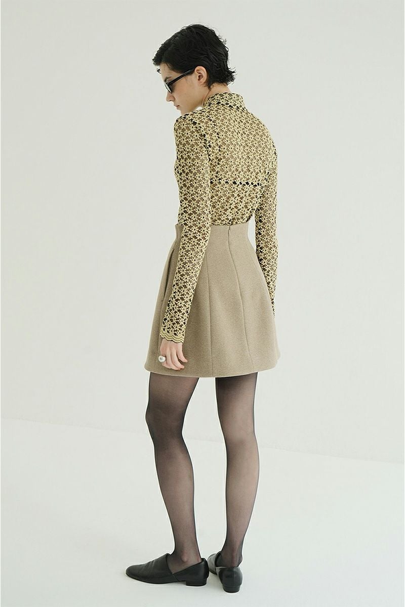 CLANE(クラネ) | CLANE(クラネ)3D FLOWER LACE SHIRT 3Dフラワーレース