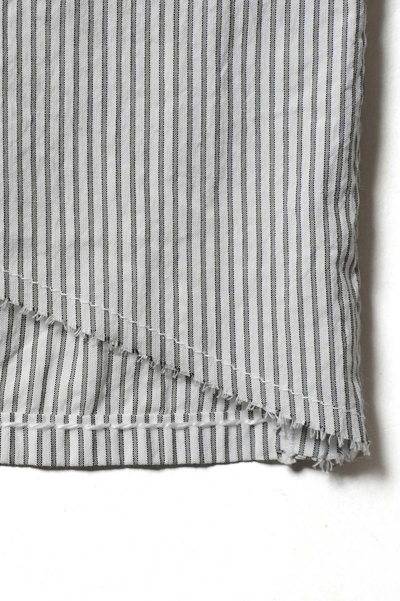 homspun(ホームスパン)  ハイカウントクロス丸襟プルオーバーブラウス 5749