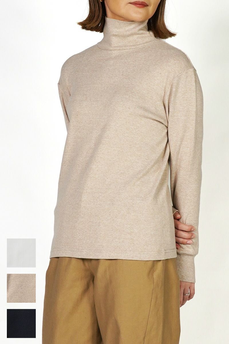 homspun(ホームスパン)  20/1フライス　タートルプルオーバー 6561