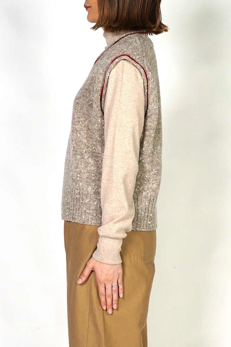 homspun(ホームスパン)  ナチュラルネップベスト 7937