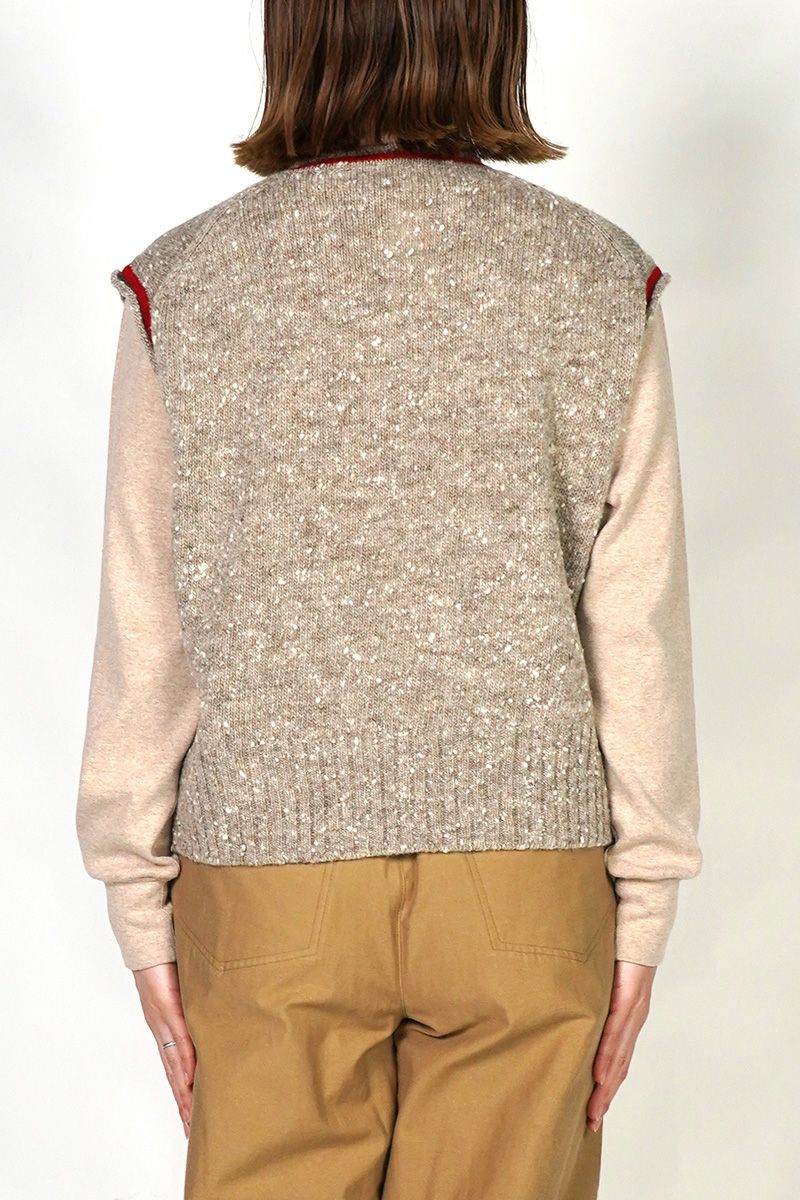 homspun(ホームスパン)  ナチュラルネップベスト 7937