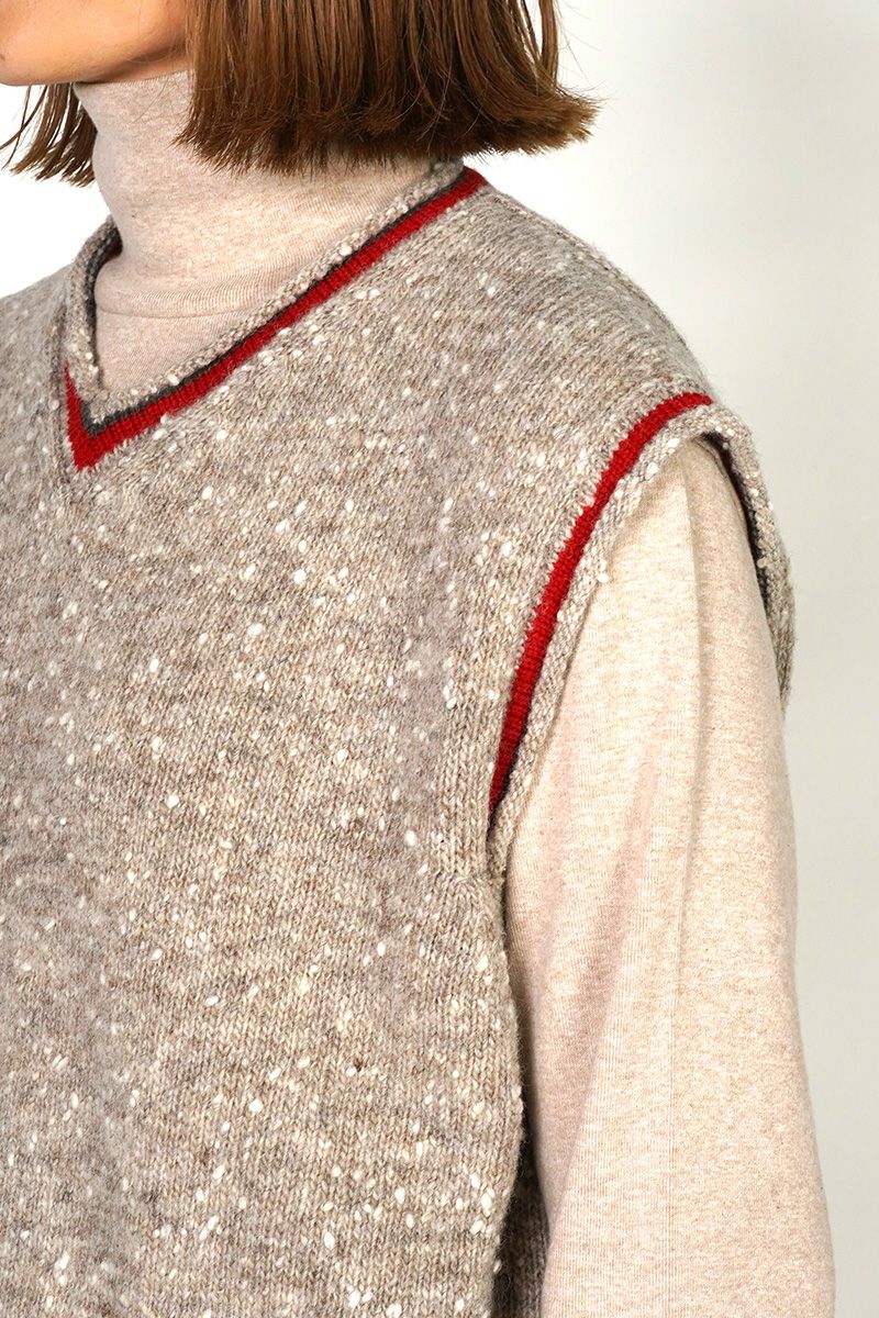 homspun(ホームスパン)  ナチュラルネップベスト 7937