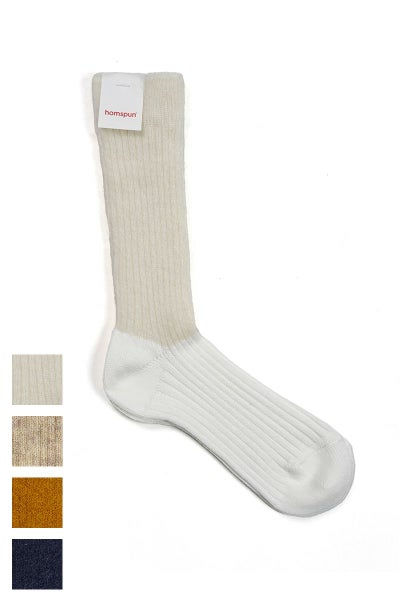 homspun(ホームスパン)  モヘア・コットンソックス 8280