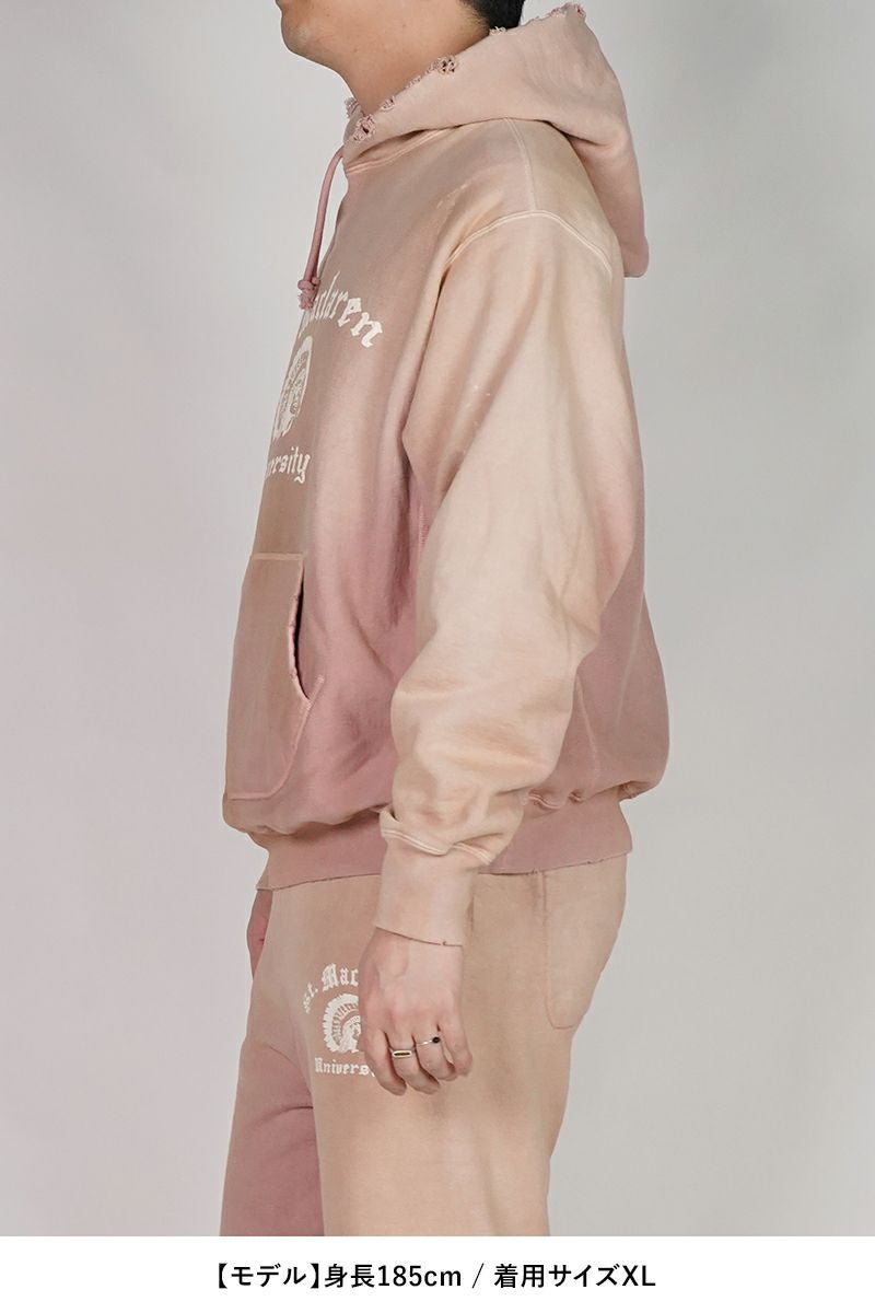 BOWWOW(バウワウ) ST. MACLAREN UNIV. HOODIE AGED セントマクラーレンユニバーシティフーディーエイジド BW252-MUH