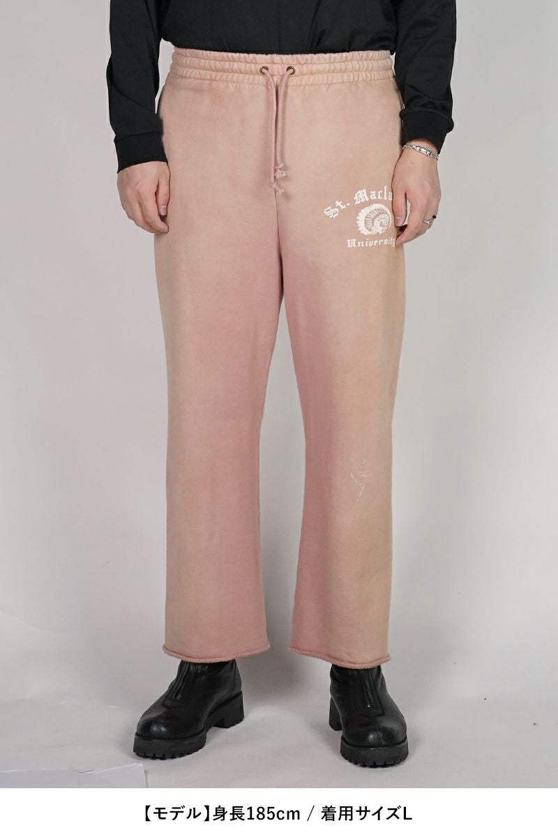 BOWWOW(バウワウ) ST. MACLAREN UNIV. SWEAT PANTS AGED セントマクラーレンユニバーシティスウェットパンツエイジド BW252-MUSP