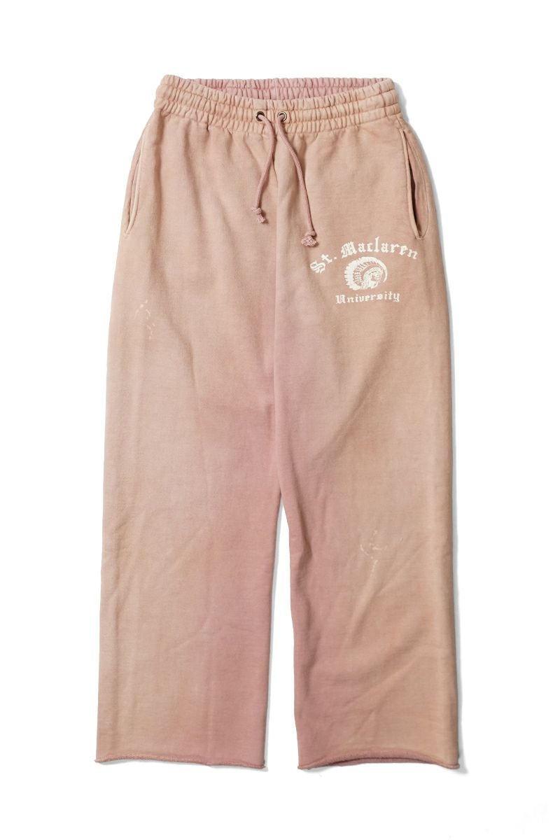 BOWWOW(バウワウ) ST. MACLAREN UNIV. SWEAT PANTS AGED セントマクラーレンユニバーシティスウェットパンツエイジド BW252-MUSP