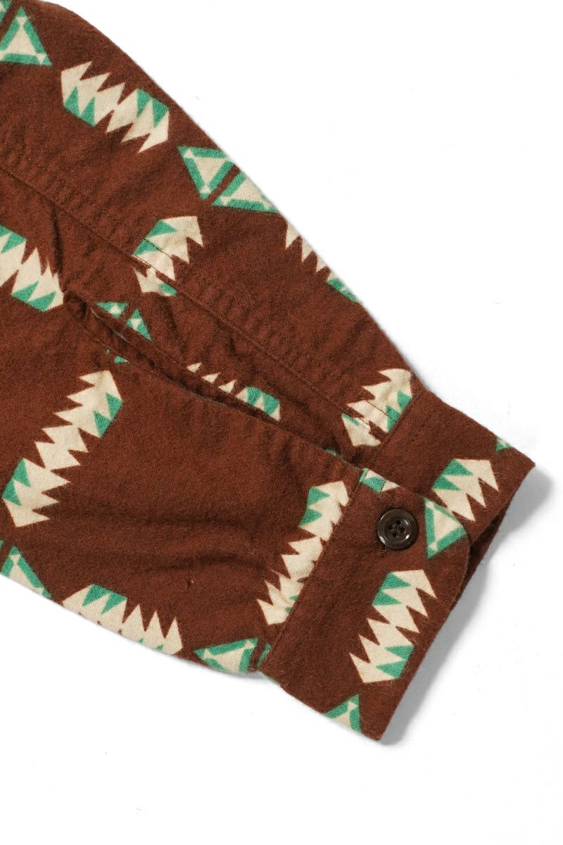 BOWWOW(バウワウ) NAVAJO PRINT FLANNEL SHIRT ナバホプリントフランネルシャツ BW252-NPFS