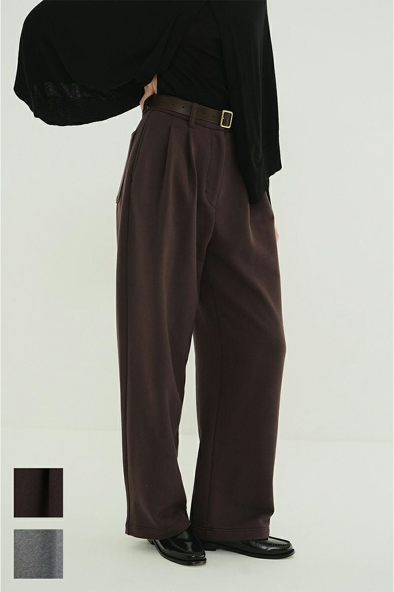 CLANE(クラネ) | CLANE(クラネ)TWO TUCK SWEAT PANTS ツータック
