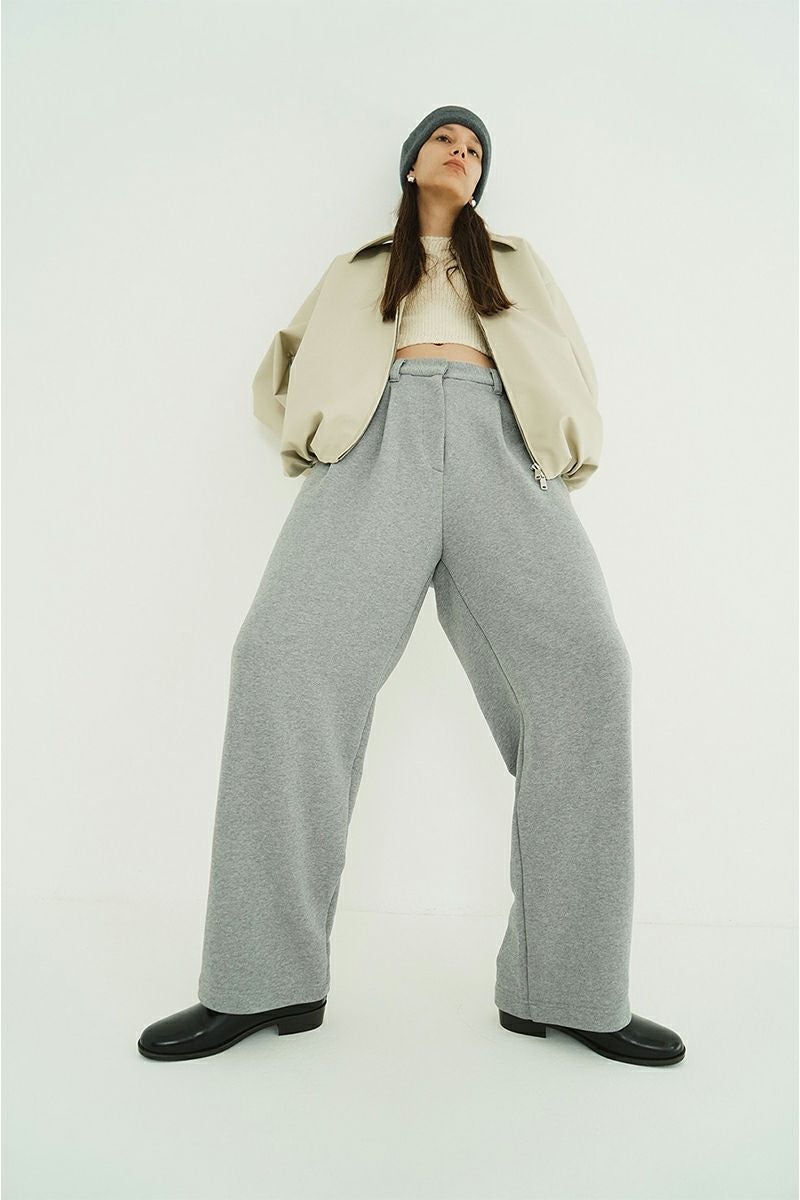 CLANE(クラネ) TWO TUCK SWEAT PANTS ツータックスウェットタックパンツ 19110-7262