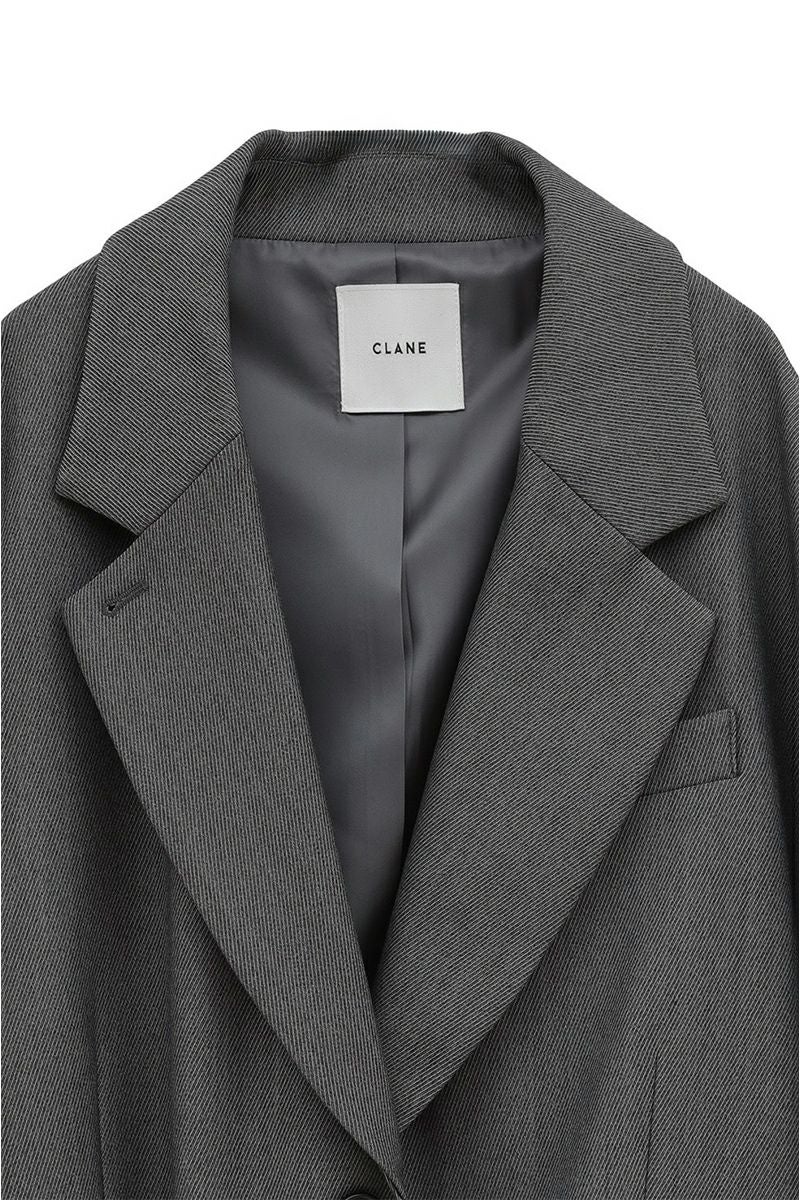 CLANE(クラネ) 2WAY TAILORED OVER JACKET 2ウェイテーラードオーバージャケット 19103-0462