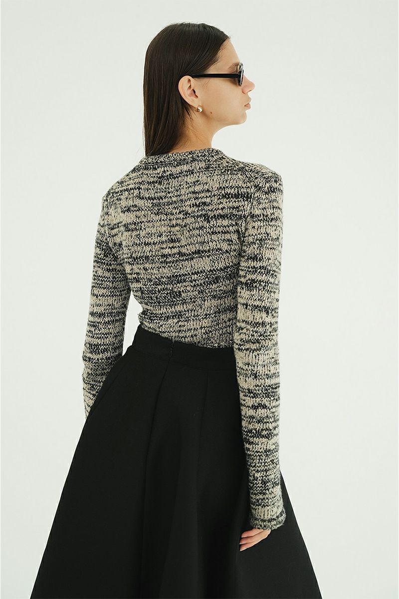 CLANE(クラネ) | CLANE(クラネ)COTTON SHORT KNIT TOPS コットン