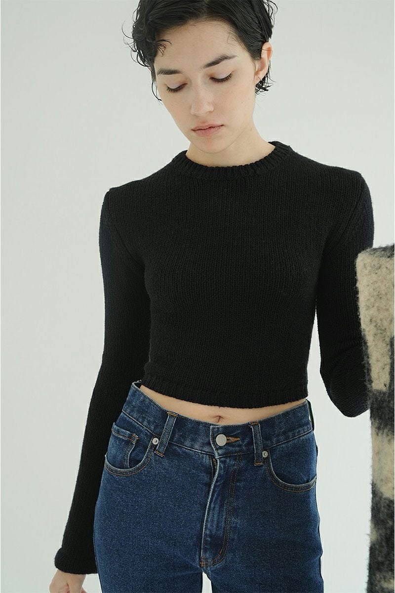 CLANE(クラネ) | CLANE(クラネ)COTTON SHORT KNIT TOPS コットン