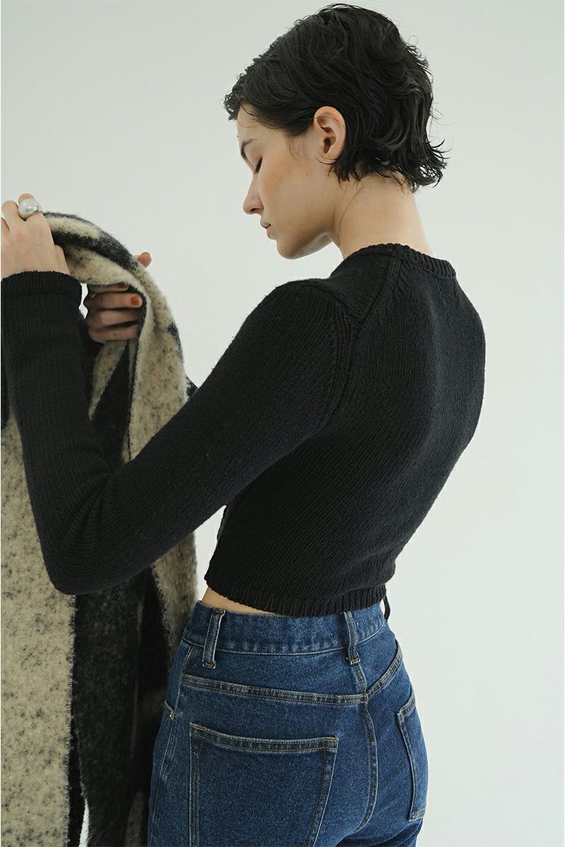 CLANE(クラネ) | CLANE(クラネ)COTTON SHORT KNIT TOPS コットン