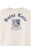 SAINT Mxxxxxx(セントマイケル) SM-HR1-0000-047 CRW NECK SWT / SAINT LOUE / WHITE クルーネックスウェット