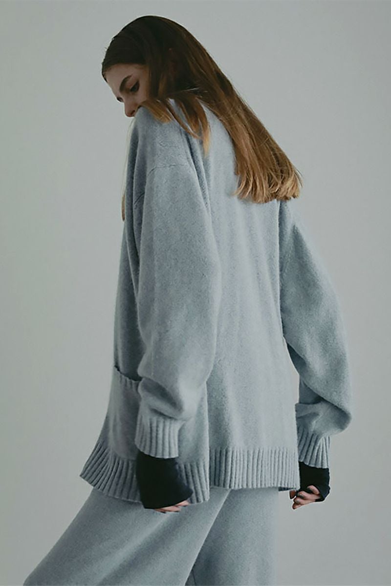 ETRE TOKYO(エトレトウキョウ) プレーンステッチVネックニットカーディガン 1225504082