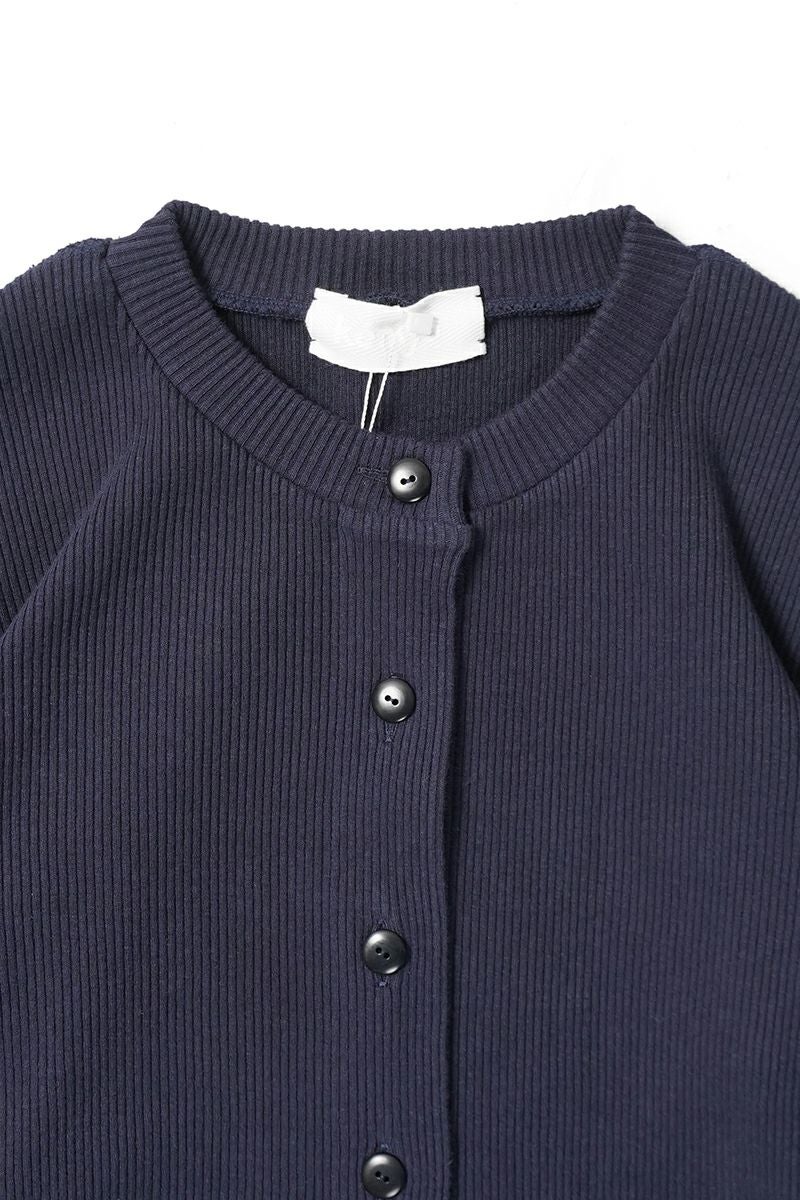 kengo(ケンゴ) recycled cotton rib 2 pockets cardigan リサイクルコットンリブ2ポケットカーディガン K25FW-TP2