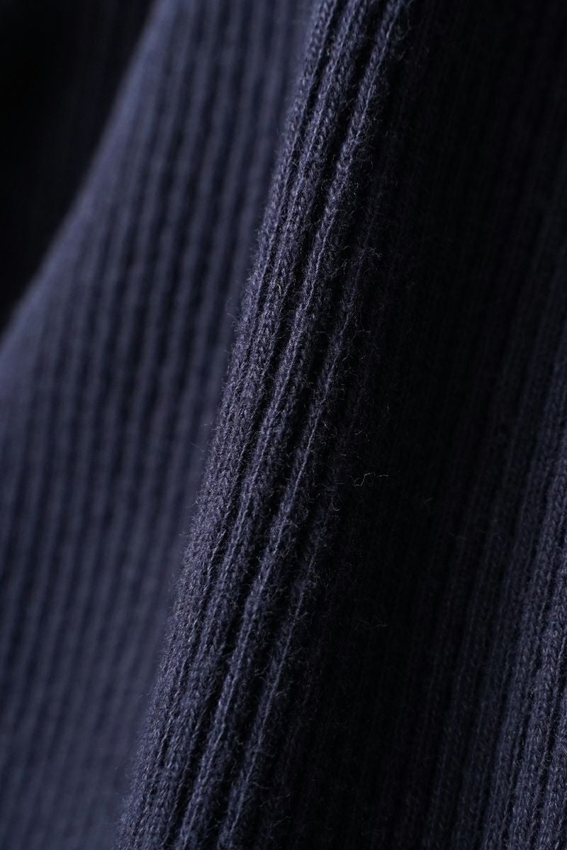 kengo(ケンゴ) recycled cotton rib 2 pockets cardigan リサイクルコットンリブ2ポケットカーディガン K25FW-TP2