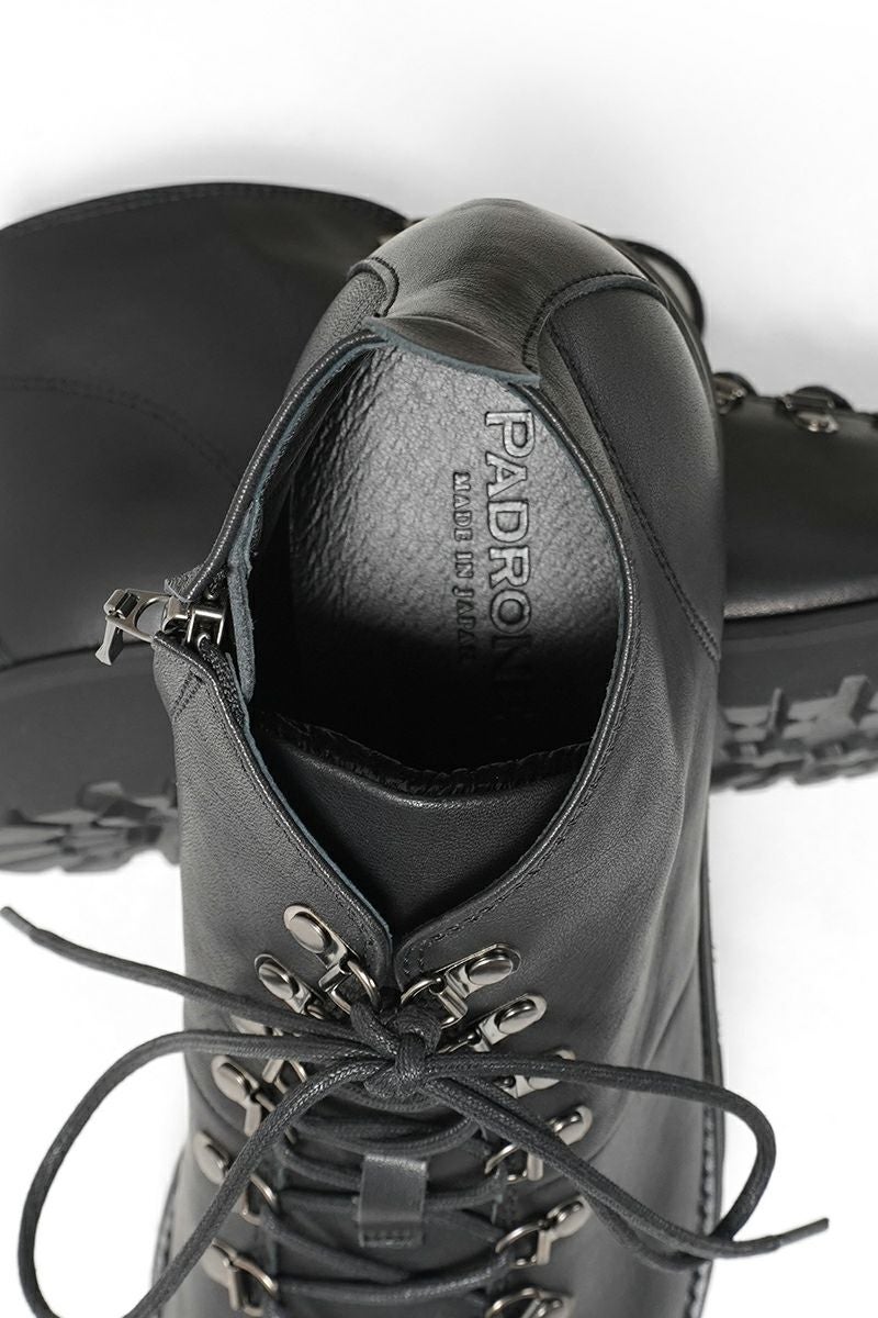 PADRONE(パドローネ) WP SIDE ZIP TREKKING BOOTS (WATER PROOF LEATHER) ウォータープルーフサイドジップトレッキングブーツ PU7358-1128-25C