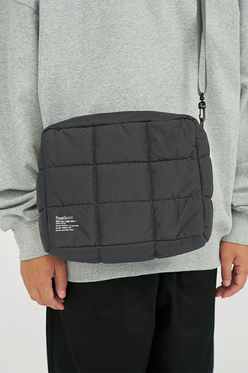 FreshService(フレッシュサービス) QUILTED CUBE BAG_L キルト キューブバッグL FSP253-90189