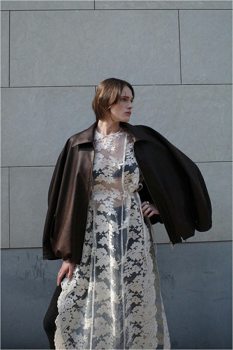 CLANE(クラネ) | CLANE(クラネ)FAKE LEATHER BALLOON JACKET フェイク