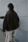 CLANE(クラネ) FAKE LEATHER BALLOON JACKET フェイクレザーバルーンジャケット 19101-0012