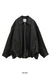 CLANE(クラネ) FAKE LEATHER BALLOON JACKET フェイクレザーバルーンジャケット 19101-0012