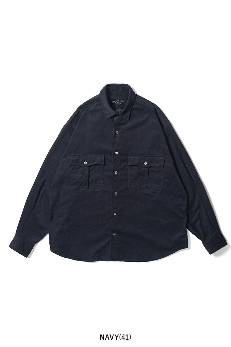 Porter Classic(ポータークラシック) ROLL UP ORGANIC CORDUROY SHIRT ロールアップ オーガニックコーデュロイシャツ PC-016-3685