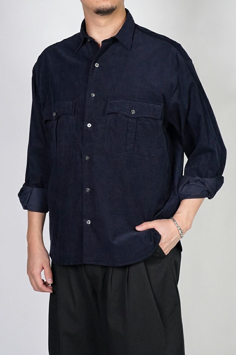 Porter Classic(ポータークラシック)ROLL UP ORGANIC CORDUROY SHIRT ロールアップ オーガニックコーデュロイシャツ PC-016-3685