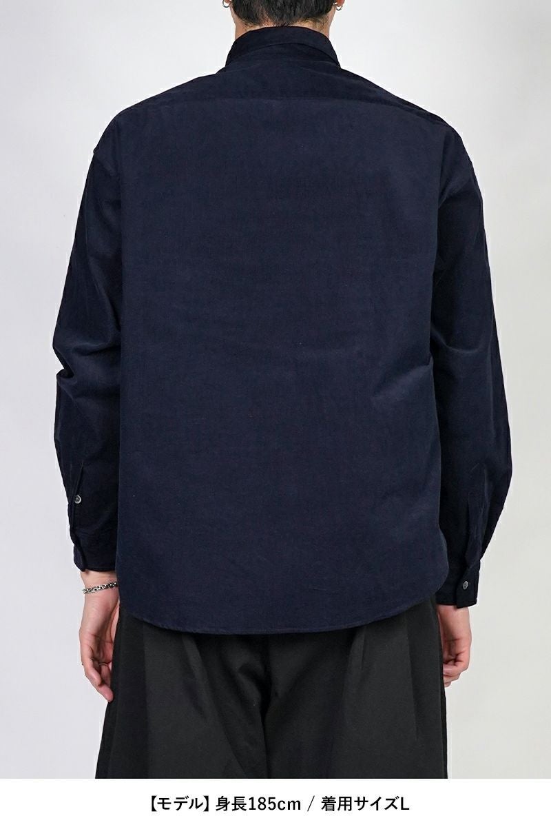 Porter Classic(ポータークラシック)ROLL UP ORGANIC CORDUROY SHIRT ロールアップ オーガニックコーデュロイシャツ PC-016-3685
