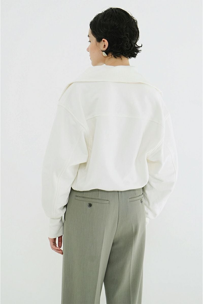 CLANE(クラネ) | CLANE(クラネ)HALF ZIP SHORT TOPS ハーフジップ