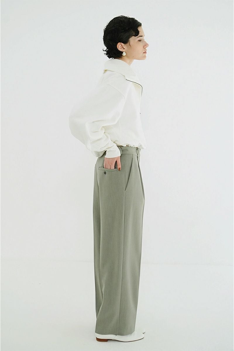 CLANE(クラネ) | CLANE(クラネ)HALF ZIP SHORT TOPS ハーフジップ