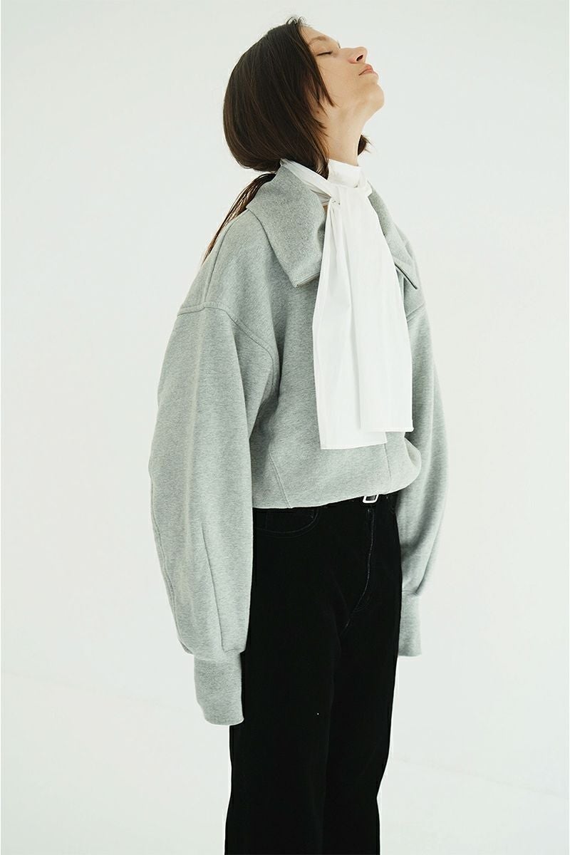 CLANE(クラネ) HALF ZIP SHORT TOPS ハーフジップショートトップス 19105-1352