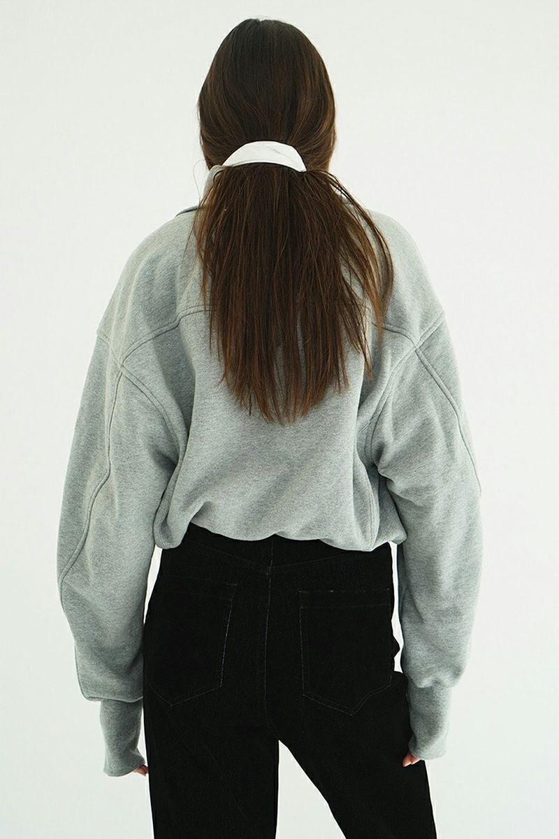 CLANE(クラネ) | CLANE(クラネ)HALF ZIP SHORT TOPS ハーフジップ