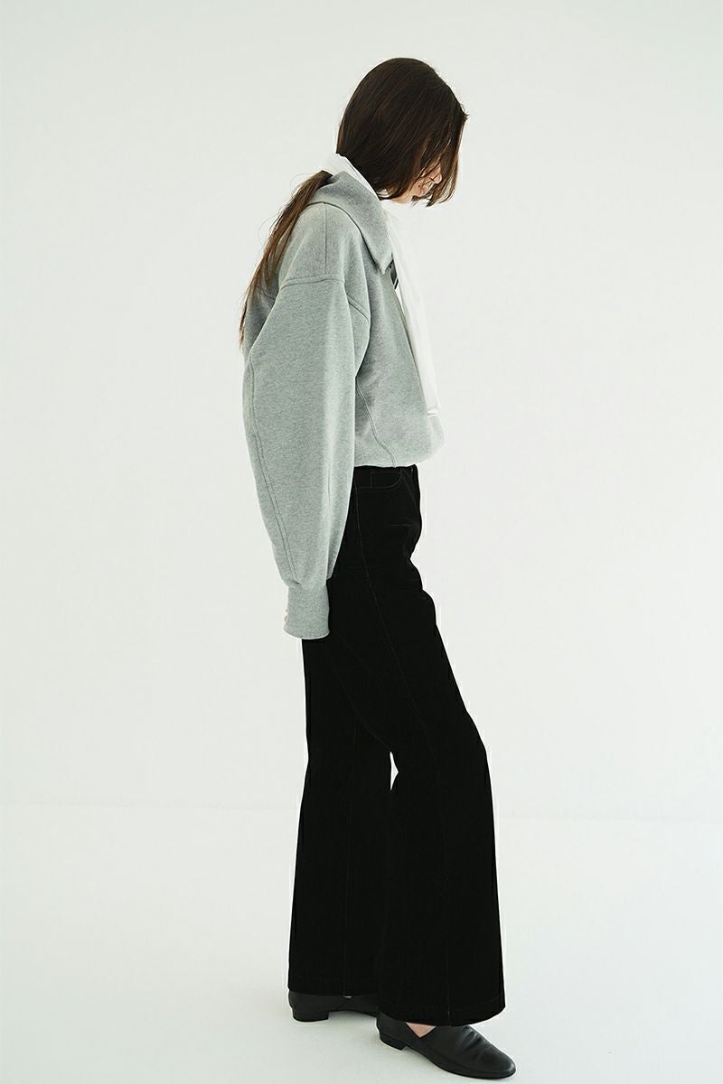 CLANE(クラネ) HALF ZIP SHORT TOPS ハーフジップショートトップス 19105-1352